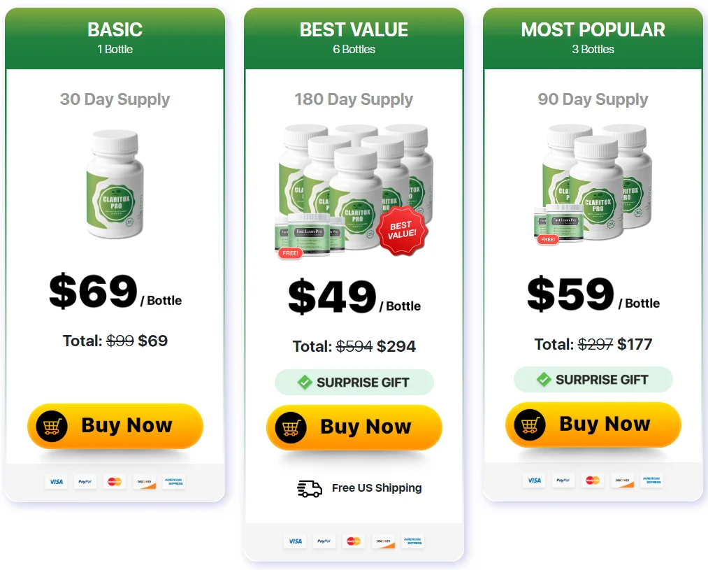 Claritox Pro Official Website USA